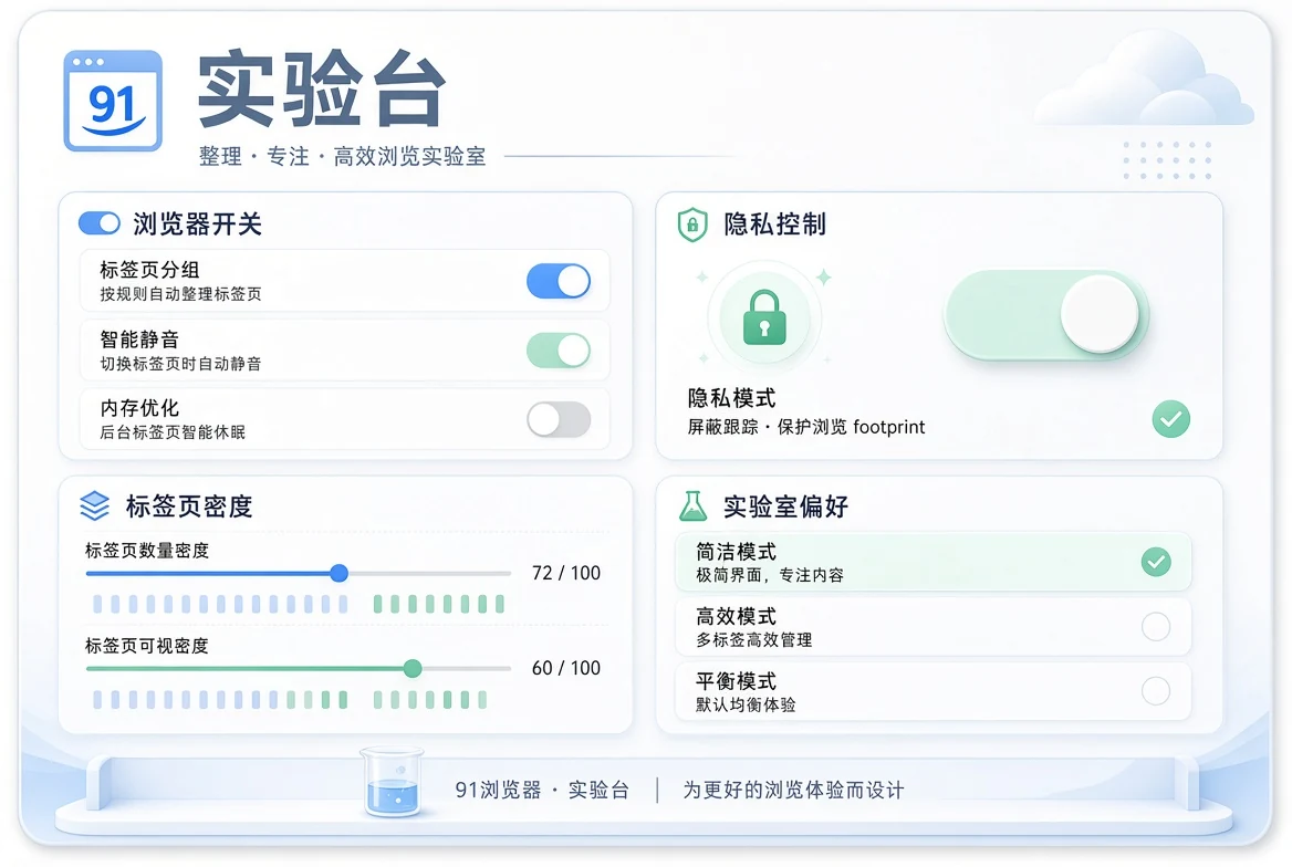 浏览体验验台